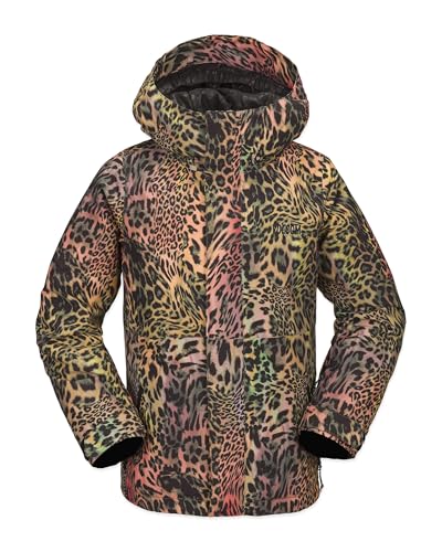 Volcom Girls' Sass'n'fras Insulated Snowboard Ski Jacket, Acid S5