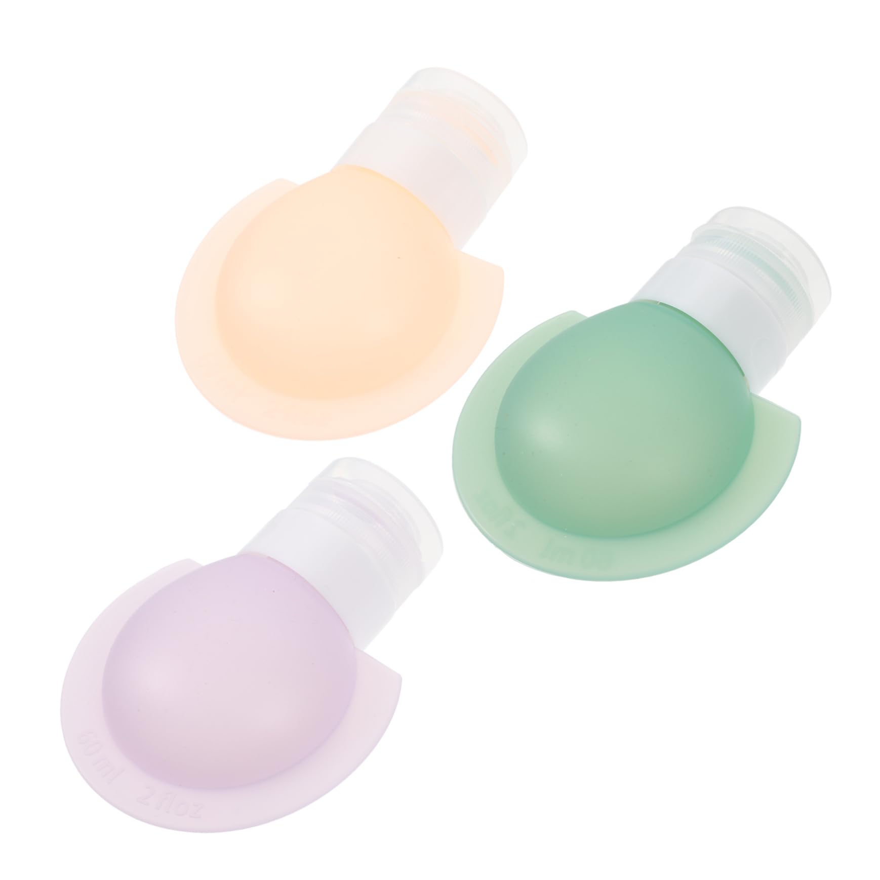 BESTYASH 5 Sätze Silikonflaschen Teiliges Nachfüllbare Kosmetikflaschen Für Shampoo Und Flüssigkeiten Auslaufsicher Klein Für Unterwegs Toilettenartikel Und Körperpflege 3 Stück * 5