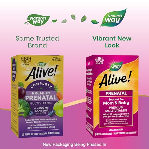 Nature's Way Alive! Prenatal Multivitamin Softgels for Women, 60 ct - image 2