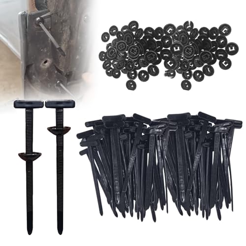 Hebilla universal de nailon para bridas de cables, 50/100 unidades, soporte de nailon autoblocante resistente, bridas para cables para coche, herramienta multiusos para reparación diaria de