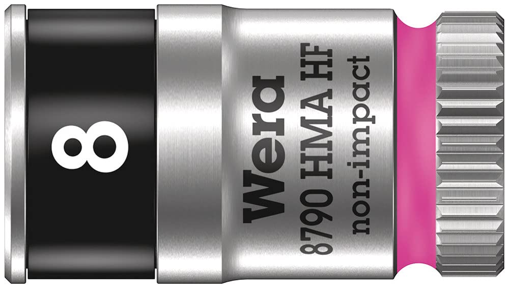 Wera, Belt 1 Kit Zyklop di chiavi a bussola, con attacco da 1/2", con funzione di ritegno, 10 pezzi