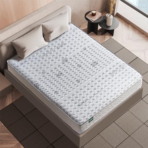 beloBed Colchones 160x200 Cama Matrimonio. Colchon Viscoelastica. Colchón 160x200 Colchon Reversible Altura 28 cm Firmeza Media Enrollado Comodo Airluxe