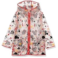 ABG Accessories Boys Rain Coat For Kids - Disney Mickey Mouse Toddler Raincoat For Kids 6-7 Years - Kids Rain Poncho