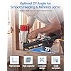 meite 21 Degree Framing Nails 2 Inch Ring Shank Galvanized Plastic Collated Nails, Full Round Head Structural Nails for 20-22 Degree Framing Nailer Gun on Truss Assembly Subflooring 1,000PCS