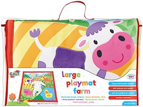 Galt Toys, Large Playmat - Farm, Baby Play Mat, Ages 0 Months Plus