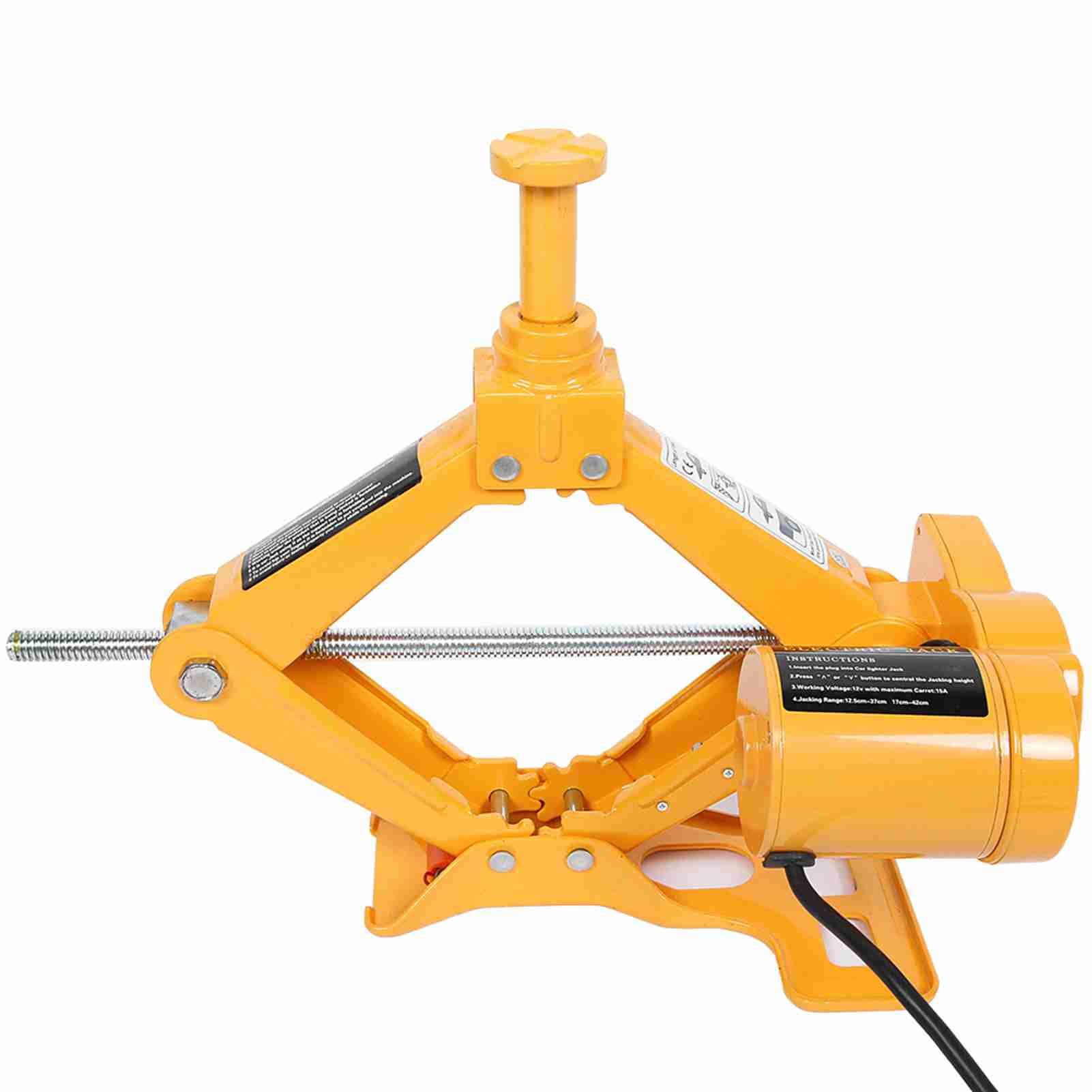 Cric Auto Elettrico, Sollevatore Idraulico 12 V da 3 Tonnellate con Kit Attrezzi, Martinetto Portatile per Manutenzione e Cambio Pneumatici su Strada in Emergenza Veicolo