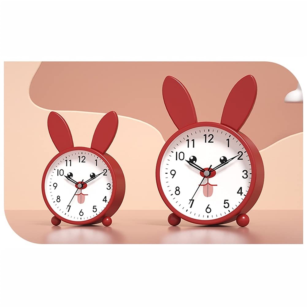 budzik Metalowa skorupa Mały budzik Miękkie światło Night Light Studio Sypialnia Mute Alarm Watch Specjalny Zegar Wózensu High Volion alarm(F)