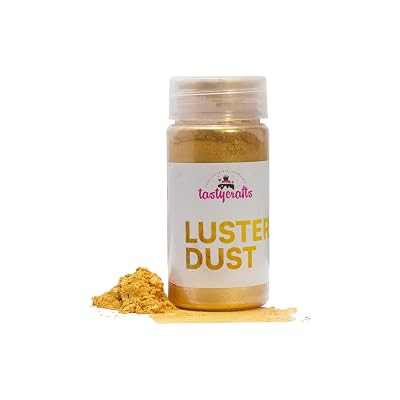 Tastycrafts Luster Dust | Pearl Dust | Edible Decoration for Cake | Sparkle Dust | Shimmer Dust | Glittering Shiner Dust