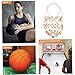 Toyvian Sports Ball Mesh Bag Portable Football and Basketball Storage Bag Shoulder Strap Sturdy Net Design for Easy Carrying for Outdoor Sports and Team Activities
