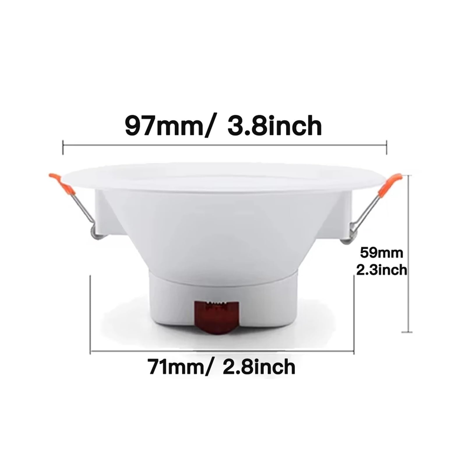Genérico LXIN tuya Downlight WIFI, foco de atenuación LED inteligente 7/9/12/15, 2700-6500k RGBCW Color cálido frío, voz con Alexa Google Home(3 piece pack,7W HOLE 75-90MM_WIFI VERSION)