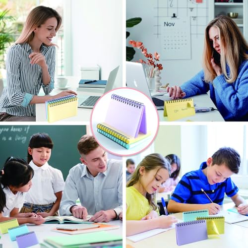 Ihfaio XXOSS002 Index Cards With Ring, Index Cards 3X5, 150 Sheets Colored Index Cards, Note Cards, Study Cards, Spiral Flashcards thumb #6
