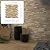 SUNWINGS 5-Sheet Peel and Stick Mosaic Natural 3D Stone Self Adhesive Marble Tiles, 11.5" x 10.7" Stick on Backsplash for Kitchen Bathroom Fireplace Vanity, Beige