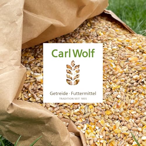 Carl Wolf Hühnerfutter 20 kg - Geflügel Alleinfutter, Regional Naturbelassen, Ohne Gentechnik