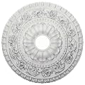 Ekena Millwork CM23VA 23 1/2-Inch OD x 3 1/2-Inch ID x 2 1/8-Inch P Vaduz Ceiling Medallion