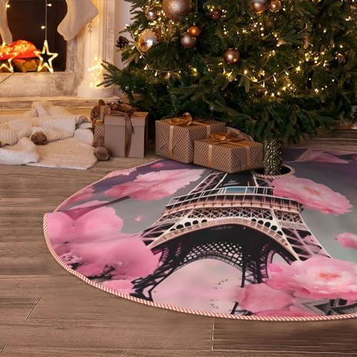 Jupe de sapin de Noël rustique pour cacher le pied et protéger le sol - 7