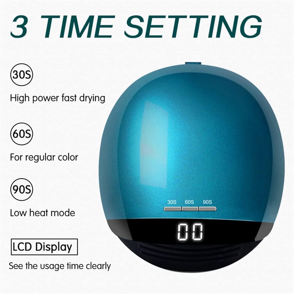 Big Power Nail Dryer LED Lamp with Auto Sensor LCD Display Professional Fast Curing Speed Gel Nail Art Manicure Tool
