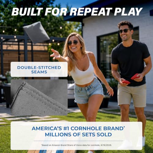 Image of GoSports Classic Cornhole Bean Bags Set of 4-16 Colors Available - Regulation All Weather, Mix and Match