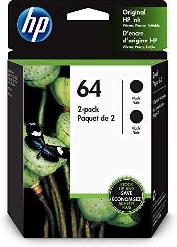 HP 64 | 2 Ink Cartridge | Black | 3YP22AN