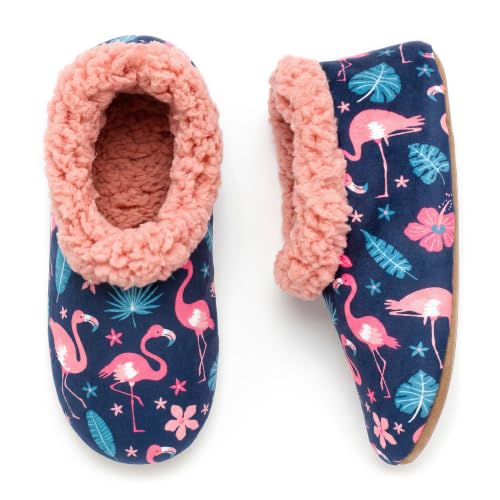 Image of Cozylook Fuzzy Slippers for Women Indoor Soft Sole Slipper Socks | Warm plush feel, non slip grippers, easy step-in, flexible bottom, bedroom and home wear