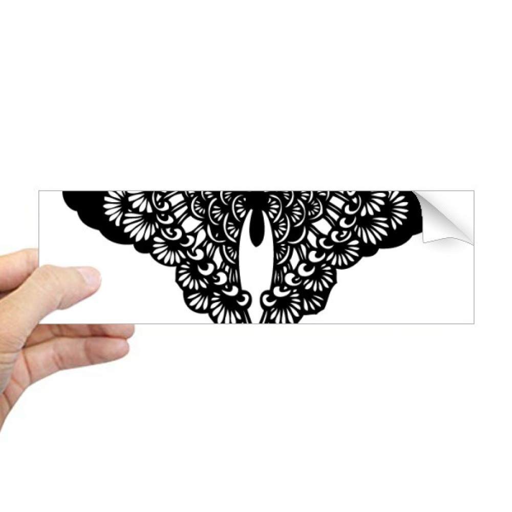 Autocollant pare-chocs papillon pour masquer les rayures de voiture