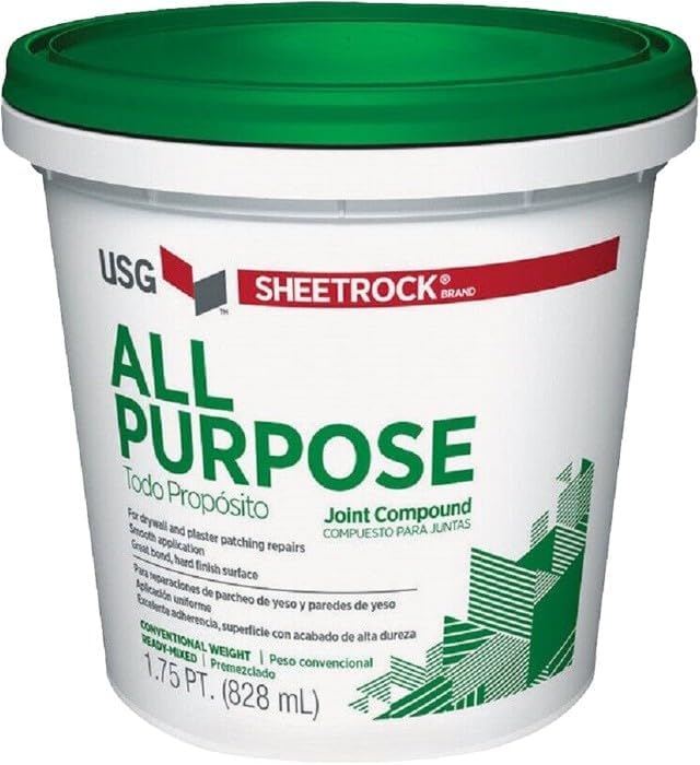USG 380270006 1.75Pt All Purpose Joint Compound Green Lid - 6ct. Case