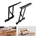 Sauton Folding Lift up Top Table Mechanism, Coffee Table Lift Mechanism, Spring Lift top Table Hardware for Standing Desk Frame(Spring-actuated)