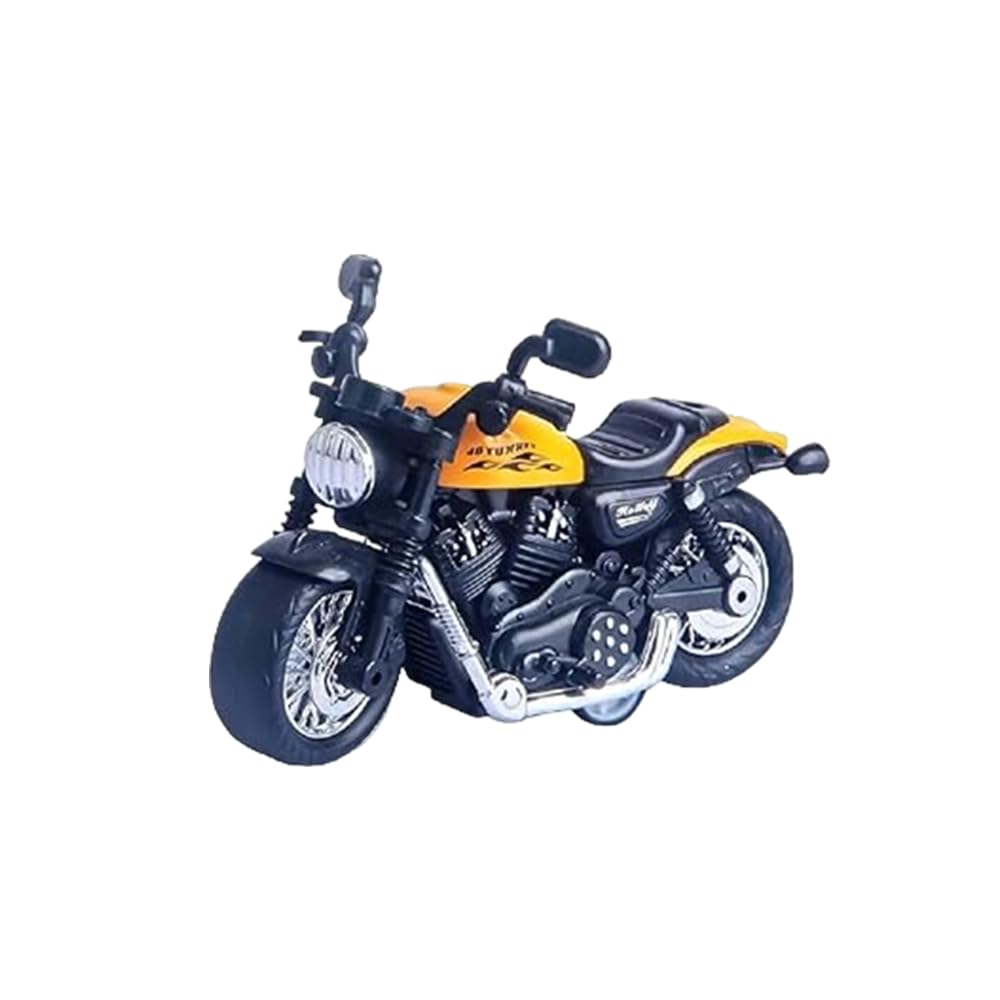 OLIFIN Yellow Diecast Harley 1 32 Alloy Metal Pull Back Die-Cast Bike Scale Model Pullback Mini Bullet Motorcycle Toy Bike for Kids Best Gifts Toys for Kids Boys (Multicolor) (Pack of 1) (B0DCNZD4HQ) Amazon Price History, Amazon Price Tracker