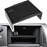 E-cowlboy Dashboard Display Storage Bin Tray Holder for Chevrolet Corvette C7 Z06 Z51 ZR1 Stingray Grand Sport 2014 2015 2016 2017 2018 2019 Interior Accessories Dash Organizer Shelf Container Black