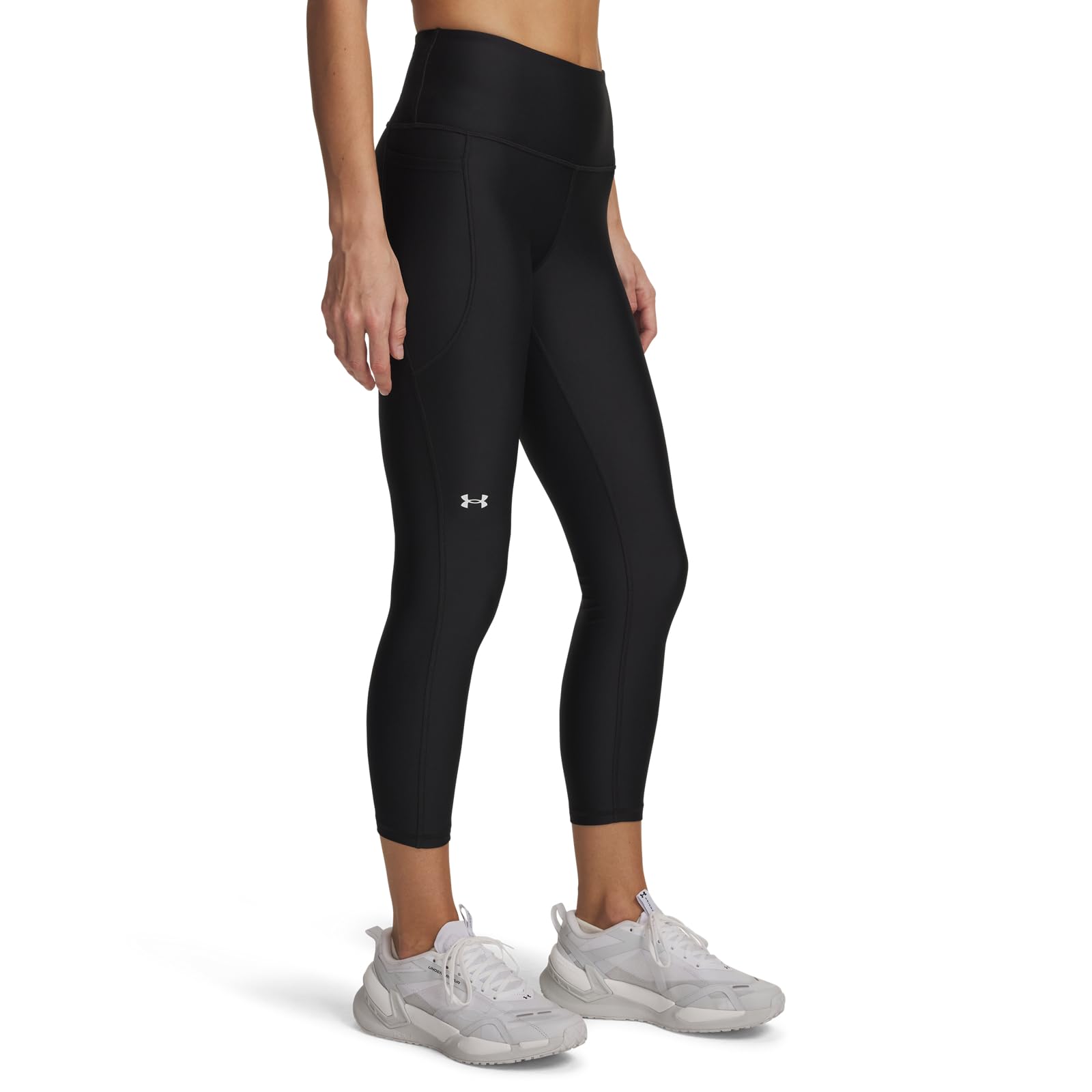 Under Armour Armour Hi Ankle Leg - Leggings Deportivos de Cintura Alta con tecnología antiolor, Mallas Deportivas Transpirables con Tejido Heatgear Mujer