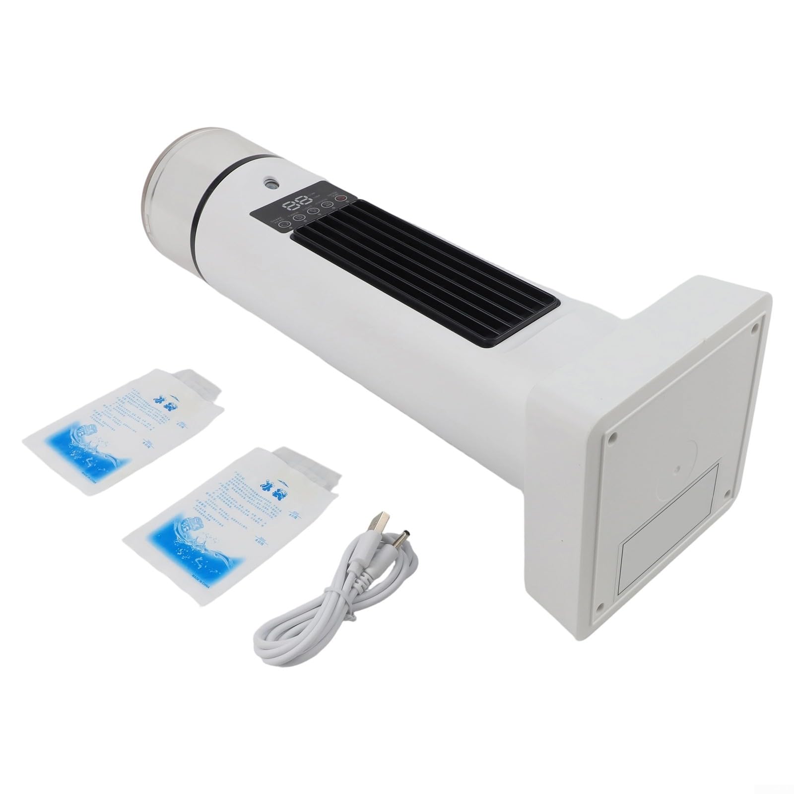 Ventilateur pulvérisateur sans pales USB - Refroidisseur d'air - 43 cm - Blanc