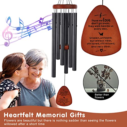 Image of Memorial Wind Chimes for Outside, Sympathy Gift for Loss of Loved One Mom Dad, Ideal for Funeral, Remembrance & Bereavement, Outdoor Use