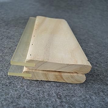 2pcs Screen Printing 13" 33cm Wooden Ink Squeegee Wider Than Standard