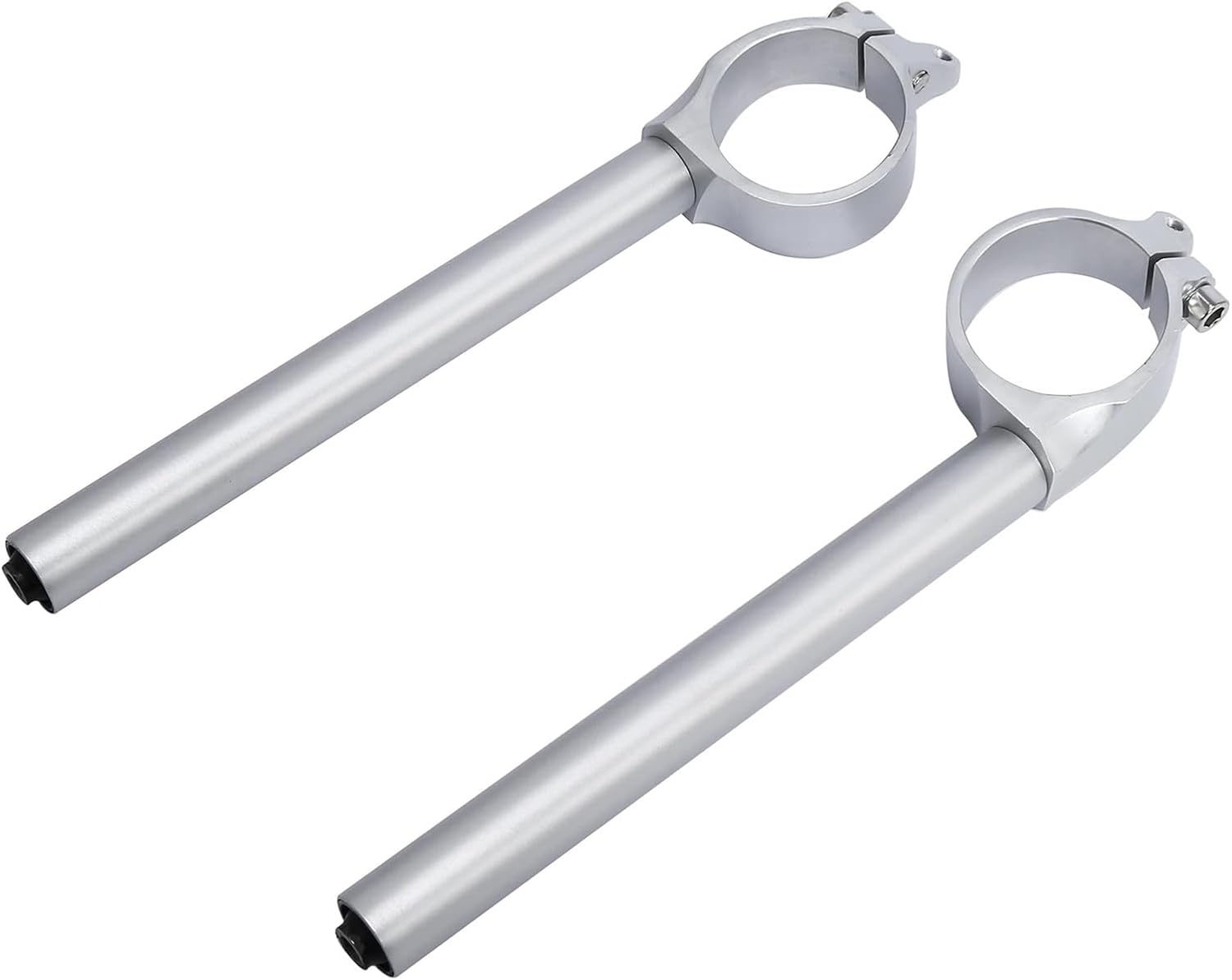 シルバーハンドルバー クリップオン ヤマハ YZFR1 2015 2016 2017 2018 2019 2020 2021 バイク