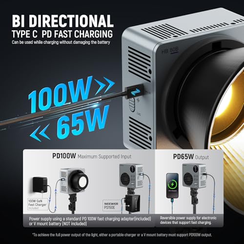 Luz de Video LED Neewer con batería de 72WH y control 2.4G para evitar cables en set 4