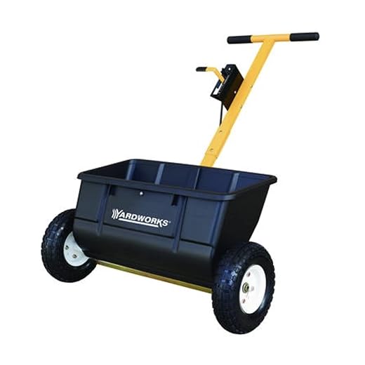 At Home 75 lb. Drop Spreader (me)