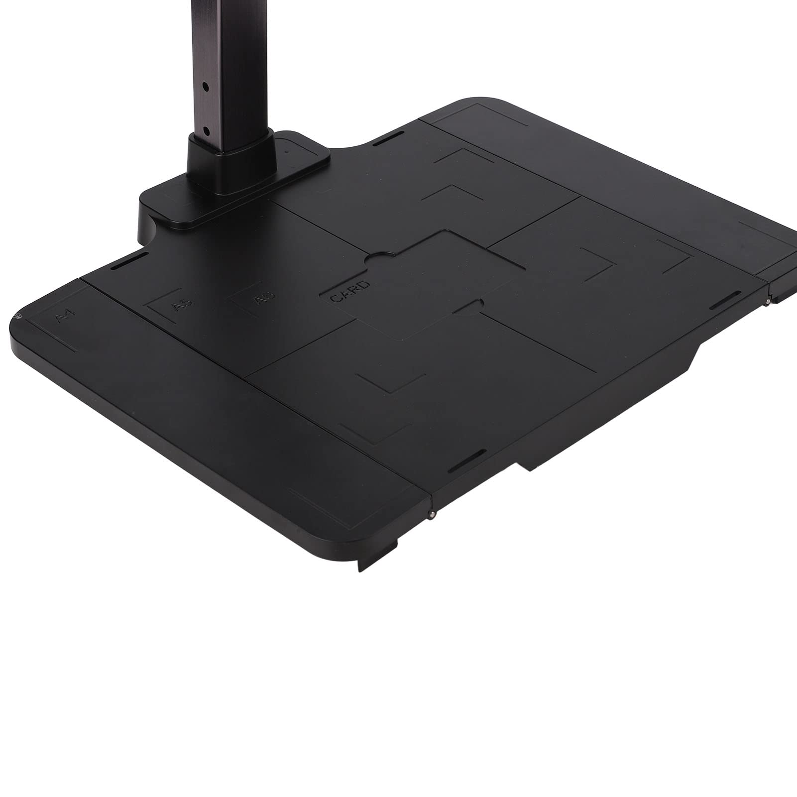 VBESTLIFE Dokumentenkamera, Buchscanner Overhead-Scanner HD 5MP Tragbare USB-Doc-Cam, A4-Fanggröße mit LED-Licht für ID-Karten-Bilderbuch, für Fernunterricht, Unterricht, Lernen, Dateidokument