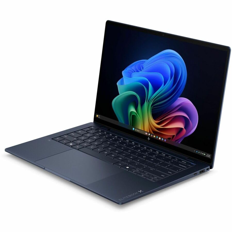 Image of HP EliteBook X G2i 14 inch Copilot+ PC Notebook - 2.8K - 120 Hz - Intel Core Ultra 7 Series 3 356H - 32 GB - 512 GB SSD - English Keyboard - Atmospheric Blue - Intel Chip - 2880 x 1800 - Windows 11 Pro -