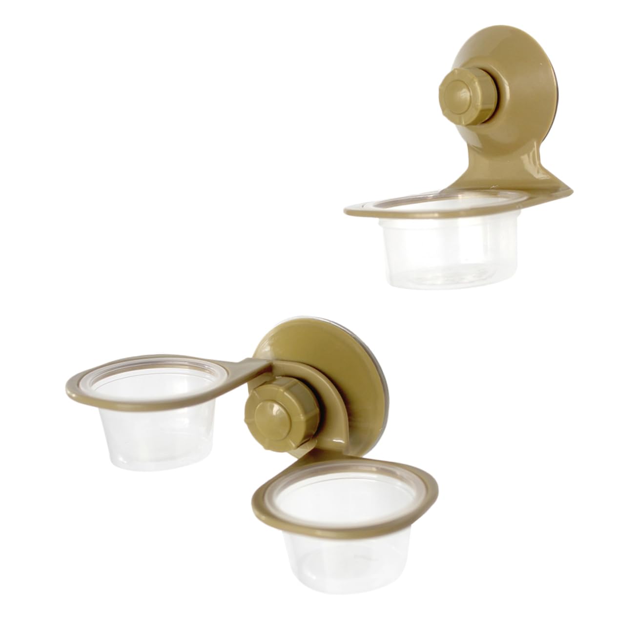 Totority 2Pcs Suction Cup Reptile Food Basin Durable Feeder Water Bowl for Lizards Snakes Geckos Easy to and Maintain for Daily Feeding Needs and Pet Care