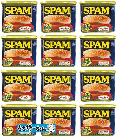 （18:30時点） スパムレギュラー12缶 ＋うちなーむんシール Ya