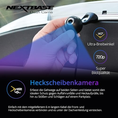 Caméra embarquée Nextbase anti litige avec carte SD incluse
