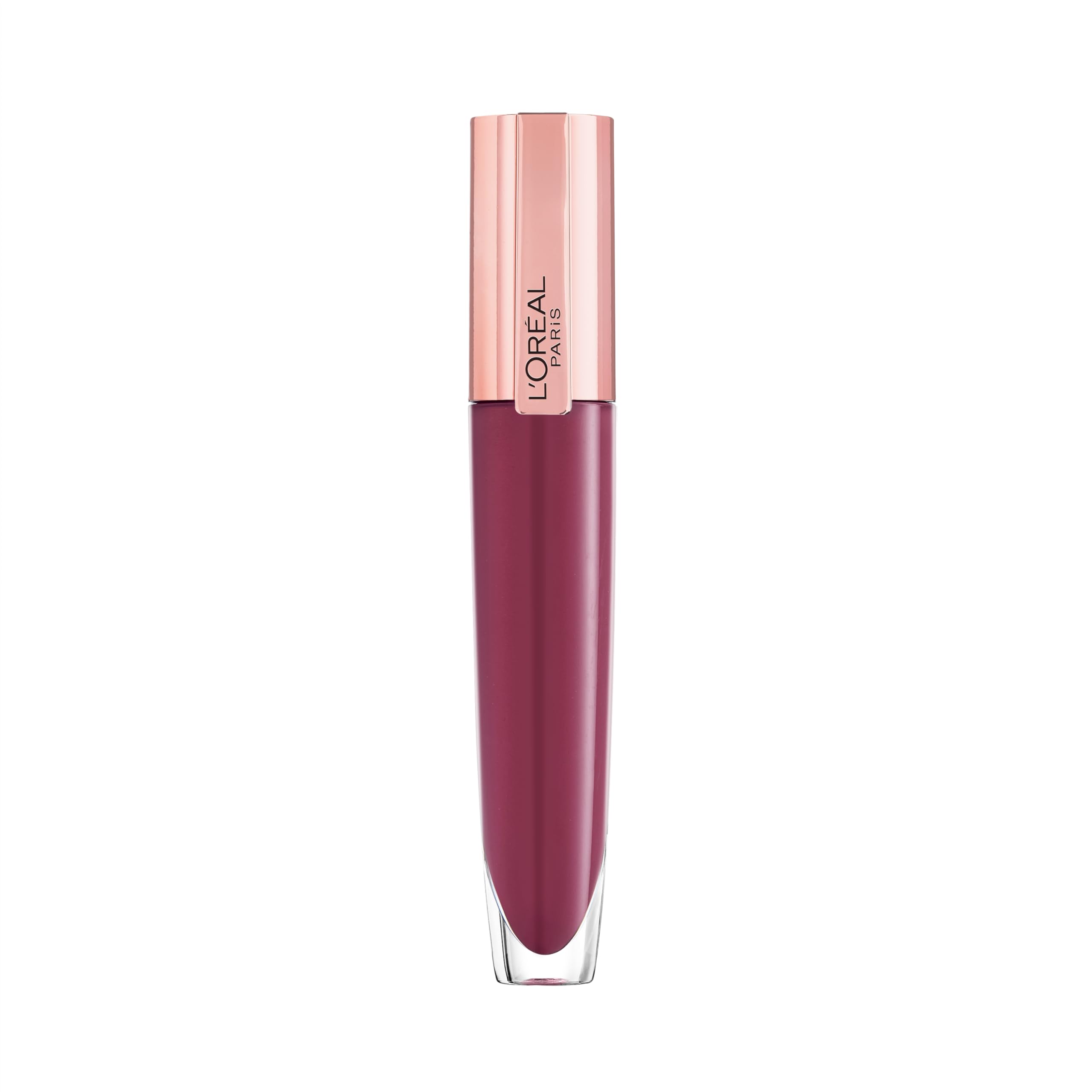 L'Oreal Paris Paradise Glow Balm-in-Gloss – Plumping Lip Gloss with Hyaluronic Acid & Collagen, Lightweight, non-sticky with intense hydration – Non-Sticky, Nourishing Formula, 416 Raise