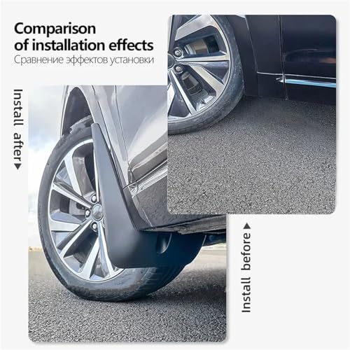 Protector de cejas de rueda para evitar salpicaduras en DONGFENG AEOLUS A30 2022-2023, juego útil 4