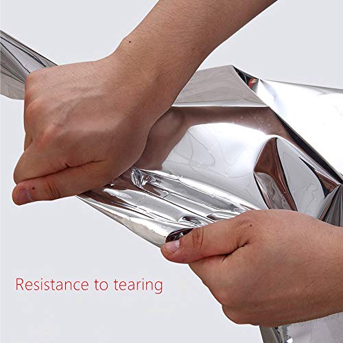 3×33 ft Wedding Mirror Aisle Runner Double Sided Gold-Silver Aisle Runner Rug for Indoor Outdoor Wedding Graduation Party Birthday