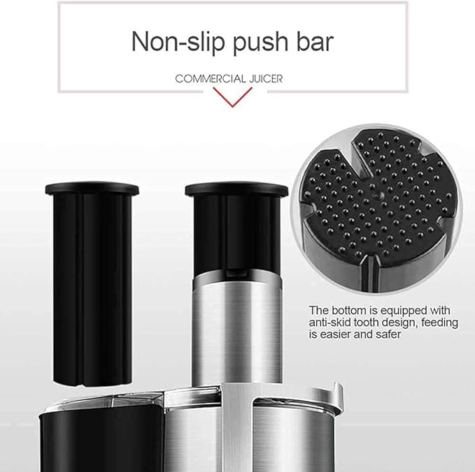 Extractor de Jugos 5 Velocidades, Boca Ancha, Motor Silencioso, Fácil Limpiar miniatura 7
