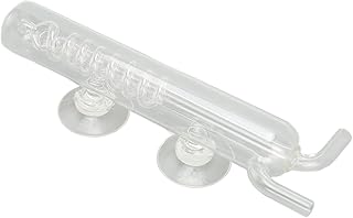 Acessórios de Abastecimento de Aquário de Vidro de CO2 Difusor de Vidro de CO2 Espiral de Vidro para Aquário Atomizador de CO2 Difusor Contador de Bolhas