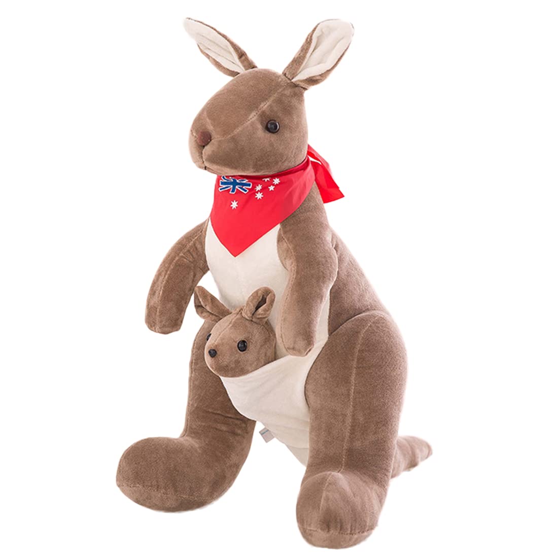 Moonlove17 Inches Mum Kangaroo Hold Baby Roo Soft Toy