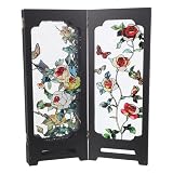 IWOWHERO Schermo Pieghevole Mini da Tavolo Stile Cinese 11, 81 Pollici