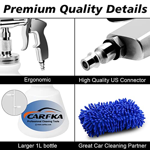 image for Car Cleaning Gun, CARFKA High Pressure Car Detailing Wash Gun 1L Foam 