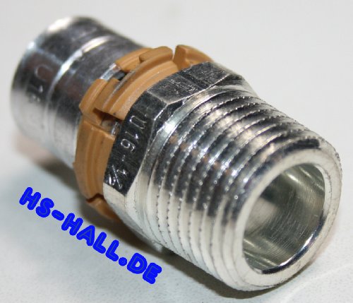 Uponor 1064138 - Raccordo a crimpare con filettatura maschio 16-1/2''