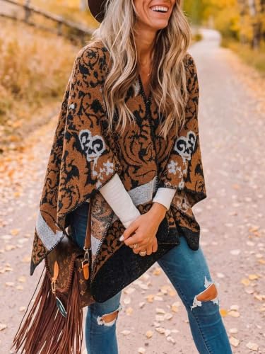 Image of Breezy Lane Shawl Wraps for Women Ponchos Ruana Wraps Cardigan